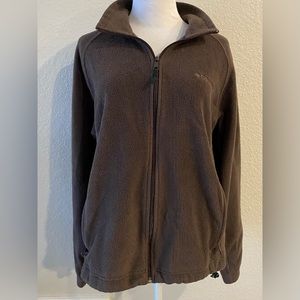 COLUMBIA full zip TOGGLE waist FLEECE JACKET